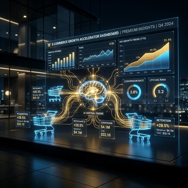 Dashboard analityki ROI i automatyzacji agentów AI wdrożonych w Next.js 16